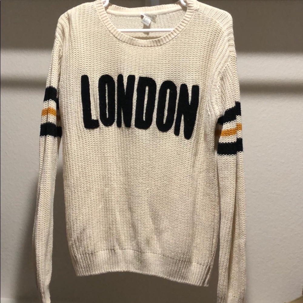 London knit sweatshirt